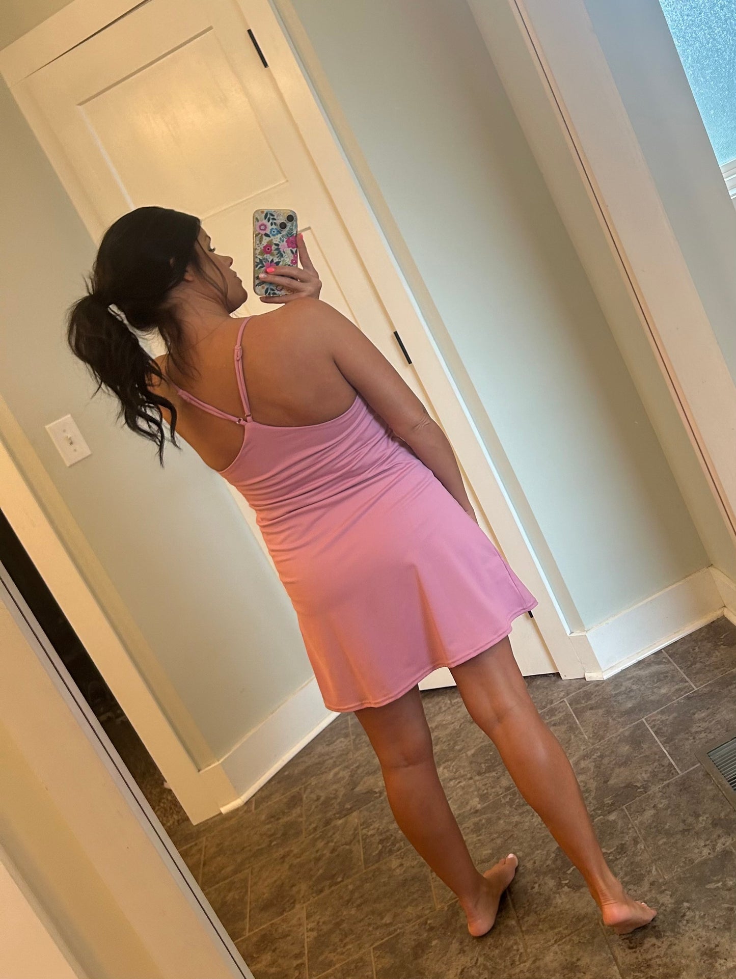 Athletic Tennis Dress (Mauve)