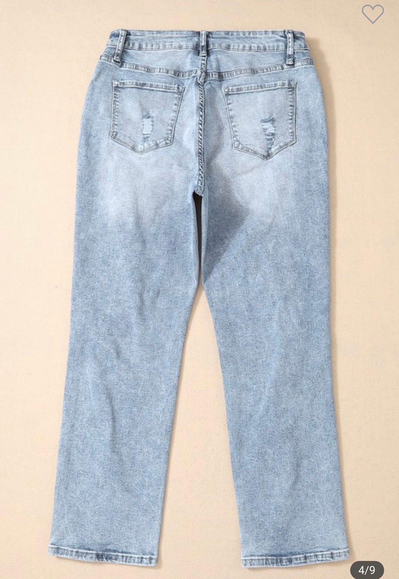 Light Wash High Waisted Jeans