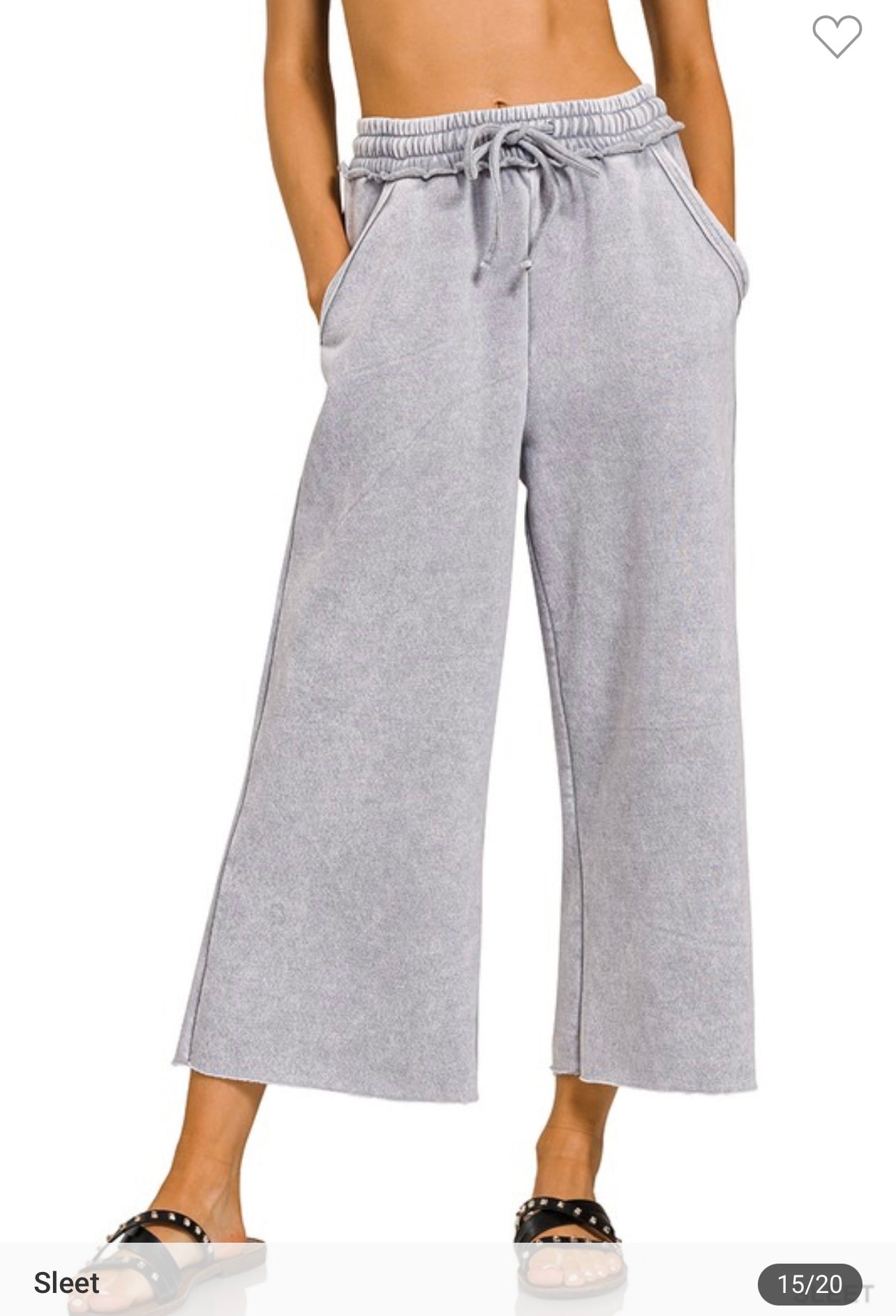 Sleet Zenana Wide Leg Pants