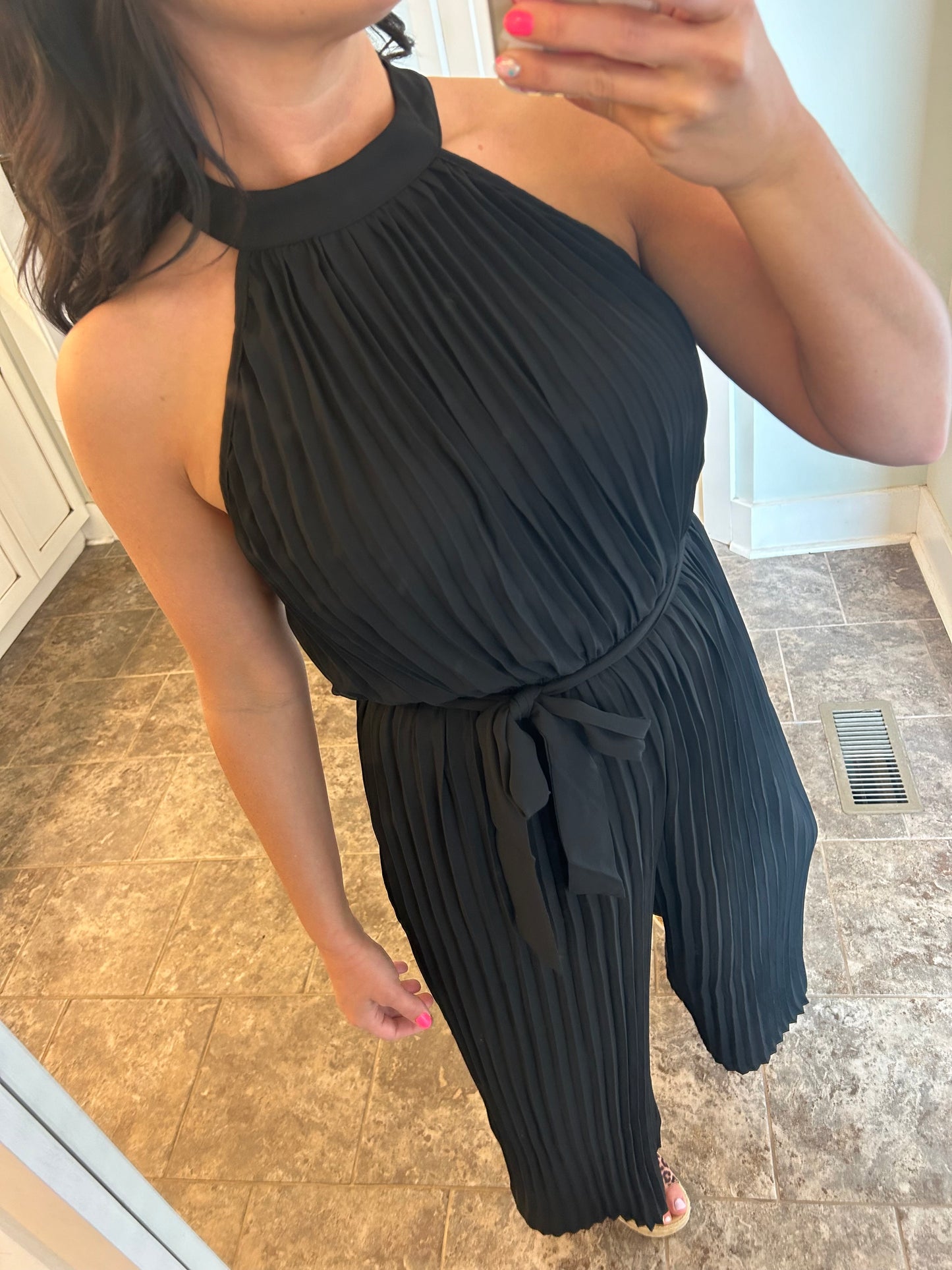 The Abbey Pleated Romper