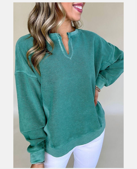 Aqua Blue Sweatshirt