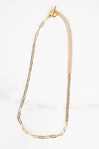 Goldtone Toggle Necklace