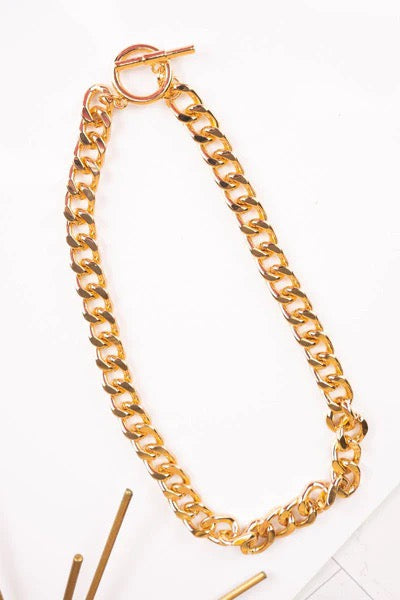 Cuban Chain Toggle Necklace